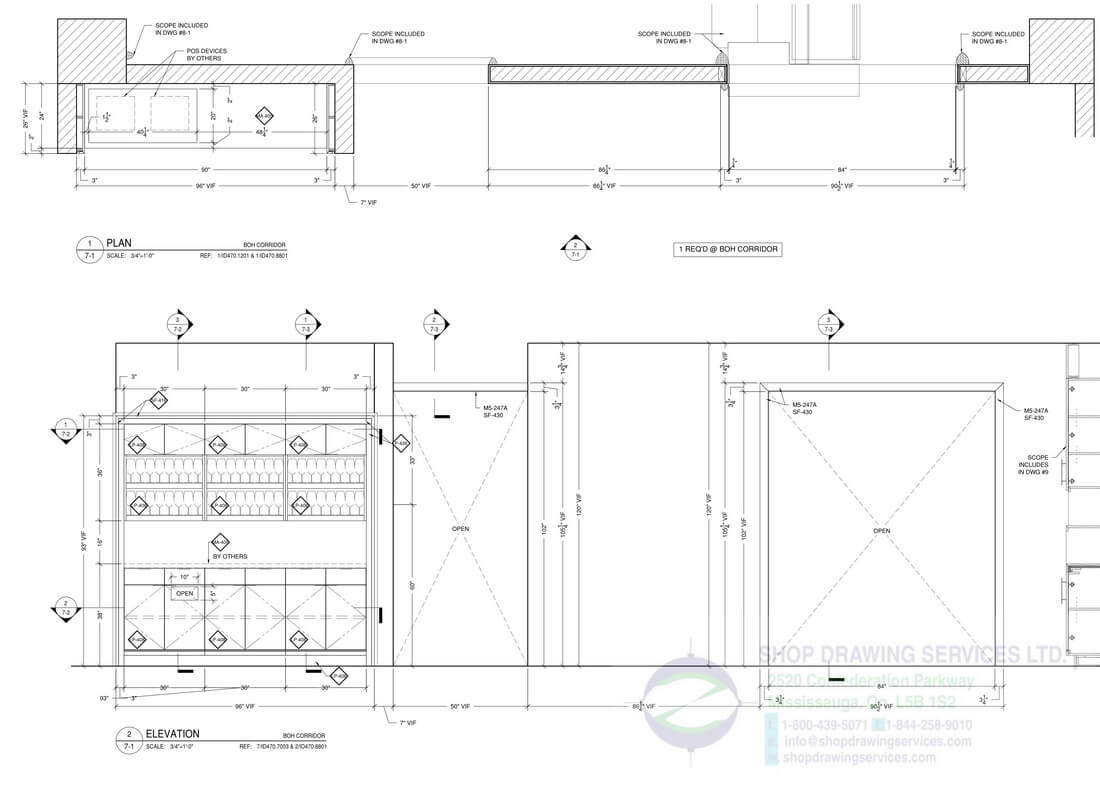 Millwork CAD Drawings Shop Drawing Services Ltd